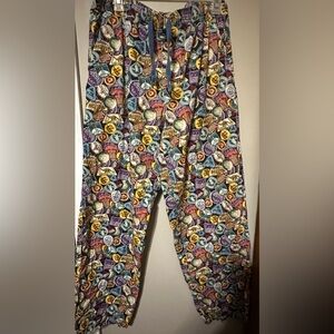 Disney Parks attraction men’s lounge pants size large